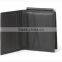 Super smooth leather money clip wallet with multiple cards and flat pocket purse