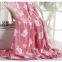 Tie Dye Bonded Sherpa Fleece Fabric Blanket - Artisan-Crafted Color Bursts with Double-Layer Comfort