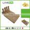 Wood Cutting Board with 4-pcs Cheese Knife Set