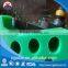 Customized machining green UHMWPE sliding block