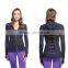 (OEM/ODM Factory) Woman Sport Stretchy Sweatshirt Fitness Gym Running Yoga Jacket