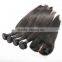 Tangle free, full cuticle 2 years use time cheap mongolian straight hair weave with silk top closure