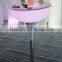 New PE Plastic Bar Table with LED light and remote YXF-6011A