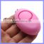 Cute Egg Shape Outdoor Scream LED Protection Personal Alarm Keychain