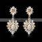 Newly Special Hot Sale Imitation Pearl Crystal Flowers Earrings Drop