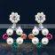New Arrival Necklace/Earrings Jewelry Set Jewelry Set For Wedding Color Flower Pearl Jewelry Sets