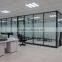 Wholesale Bank Hotel Office Black Frame Glass Panel Partition Wall (SZ-WS578)