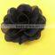 9cm High Quality Chiffon Rosette in Black Color For Ladies --- M109