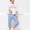 Sports 100% Cotton White Pullover Hoody Sweater
