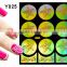 2016 colorful pvc french hollow pvc nail art design nail sticker stencil