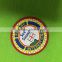 Round high quality & durable logo woven patches