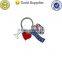 t shirt keychain/cartoon design keychain/color keychain