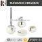 round 4ps ceramic bathroom accessories set