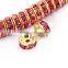 Gold Plated Rose #209 Rhinestone Jewelry Rondelle Spacer Beads Variation Color and Size 4mm/6mm/8mm/10mm