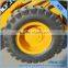 electric mini wheel loader with wood fork