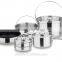 Factory price stainless steel outdoor camping cookware