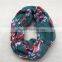 new arrival flora prints loop scarf
