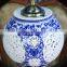 Small style flower desigh ceramic personality decoration small desk lamps for decoration