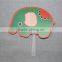 elephant design promotional plastic pp hand fan advertising fan mini hand fan