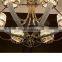 Modern Chandelier light /Hot sale leather crystal lamps in the living room/bedroom/restaurant
