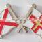 Custom Palestine Country Cross Flag Badge/ Palestine Flag Pin