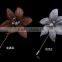 Bule Fabric Wool Flower Pins,Artificial Flower Lapel Pin For Dress