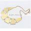 Fashion OL jewelry vogue women gold plated green charm necklace