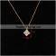 Real zircon imitation diamond wedding ring necklace jewelry set 2015