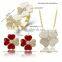 Best Selling Retail Items White Shell Enamel Jewelry Set