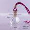 13ml Clear Tiny Empty Car Hanging Aroma Vial Pendant Auto Perfume Bottles