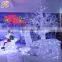 2015 quiet visualization snowman sculpture led light for garden decoration