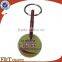 beauty supermarket cart metal trolley coin keychain with carabiner