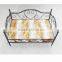 Metal pet products Pet Bed with cosy cushion dog mat