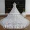 Real Sample Heavy Beaded Rhinestone Luxury Wedding Dress Muslim Wedding Gown