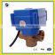3 way 3/4" brass motorizd valve 3.6v 5V 12v 24v T flow for solar water system hot water control