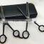 Black Color Coated Barber Hair Cutting Scissors & Thinning Scissors Set 6.5"