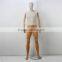 Hot sale male fabric upper torso mannequin with wood arm for business suit