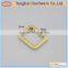 High quality Zinc alloy metal square ring for bag or coats