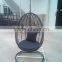 Outdoor Patio Wicker Rattan Swing Chair Hanging Chair Egg-Shaped Pod Chair Hammock with Cushion
