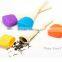 2015 hot sell art painting brush food grade silicone tea ball infuser