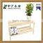 Hot selling FSC&SA8000 customized handmade top grade antique wooden shoe racks