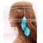 Summer Style Hair Accessories Boho Twist Leather Handmade Feather Hairbands