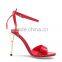 Popular one strap sandals sexy lady high heel shoes