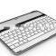 hot sale for ipad 2/3 alunminum wireless bluetooth 4.0 keyboard laser bluetooth keyboard