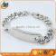 Fashion Curb Cuban Stainless Steel Bracelet Mens Boys Chain Bracelets