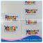 PVC white gloss sticker label