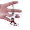 fashion soft silicone car plate shape key chain