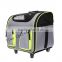 Cat cage with wheels Pet Carrier Luggage Box Dog Crate with wheels Dog Backpack Crate Rolling Wheel