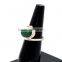 Emerald Oval Shape 925 Sterling Silver Loose Gemstone Ring