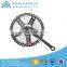 cheap black bicycle chainwheel and crank/bike spare parts